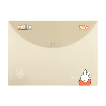 Папка-конверт Yes Miffy А4 на кнопке