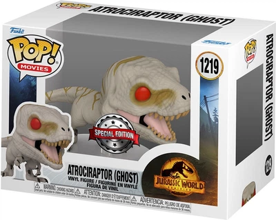 Figurka Funko Pop! Jurassic World 1219 Atrociraptor (Ghost) Exclusive 55843 (889698558433)