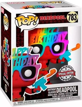 Figurka Funko Pop! Marvel Deadpool 783 Birthday Glasses Deadpool Bobble-Head Exclusive 54687 (889698546874)