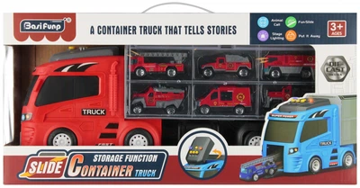 Транспортер-автовоз Mega Creative Urban Construction Truck з машинками 1:16 571214 (5907414306214)