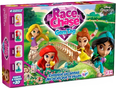 Настольная игра Fournier Disney Princess Race Chase (испанская версия) (5411068302565)