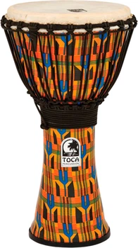 Джембе Toca Freestyle Rope Tuned SFDJ-10K 10" Kente Cloth (RG-TO803217)