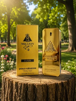 Парфуми Paco Rabanne 1 Million Elixir 100 мл чоловічі розкішний солодко-деревний шлейф з яблуком трояндою ваніллю та кедром