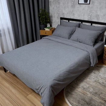Комплект постельного белья Moon&Star Евро 200x220 см наволочки 2 х 40х60 см Stone Luxe Вареный хлопок (MS-820012155)