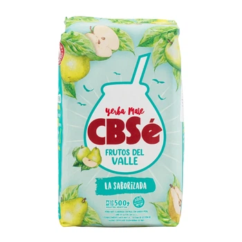 Чай мате CBSe Frutos del Valle 500 г (аргентинський йерба мате з фруктами яблука та груші)