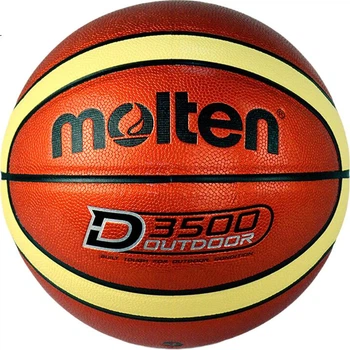 Баскетбольный мяч Molten Outdoor Basketball B7D3500, подходит для цементных площадок, размер 7, стандартный, для тренировок и развлечений.