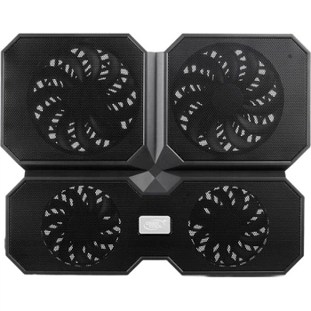 Охладитель для ноутбука DEEPCOOL X6 (Компьютерные аксессуары/Подставка для ноутбука/Охлаждающая подставка/Охлаждающая подставка для 15,6-дюймовых ноутбуков/Жидкостное охлаждение)