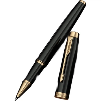 Ручка шариковая PARKER IM Black Pearl золотая отделка