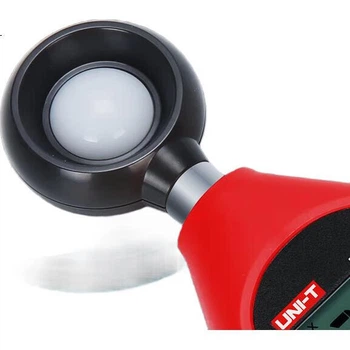 Миниатюрный цифровой люксметр UNI-T UT383, ручной измеритель освещенности, тестер освещенности.