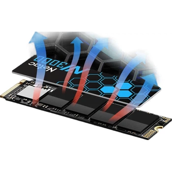 Твердотільний накопичувач Netac 1 ТБ, інтерфейс M.2 (протокол NVMe), серія Jueying NV3000, швидкість читання 3400 МБ/с, ефективне розсіювання тепла