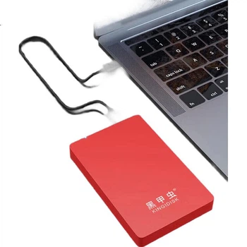 Heijiachong (KINGIDISK) 500GB USB3.0 Portable Hard Drive H Series 2.5-Inch China Red Simple Portable Business Companion Encrypted X6500