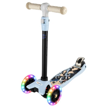 Самокат триколісний складаний "ScooTer" LED колеса, до 50кг 0072R(124375)