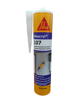 Герметик Sika Sikacryl 107 акриловый 310 мл Белый