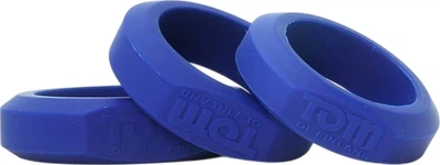 Набор эрекционных колец Tom of Finland 3 Piece Silicone Cock Ring Set (848518020154)