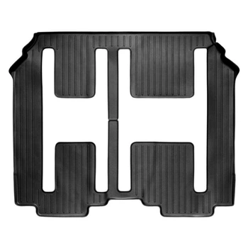 Коврики в салон Mazda CX-9 2007-, 2/3 ряд, с бортом, задние, черные, Weathertech 441532