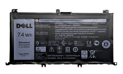 Акумулятор Dell Inspiron 15 7559/7566/7567/7759, 11.1V 74Wh (357F9)