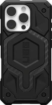 Чехол противоударный UAG Monarch Pro MagSafe (Original) для iPhone 16 Pro (6.3") Carbon Fiber 114456114242