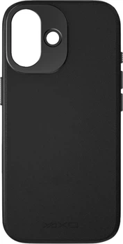 Etui plecki Yaxo Leather Gear Slim Case do Apple iPhone 17 Dusty Black (YMALGSLCI1701B)