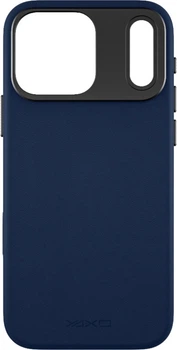Etui plecki Yaxo Leather Gear Slim Case do Apple iPhone 17 Pro Max Dusky Blue (YMALGSLCI17PM01DB)
