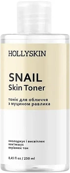 Тоник для лица с муцином улитка Hollyskin Snail Skin Toner 250 мл
