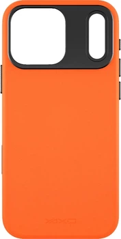 Etui plecki Yaxo Leather Gear Slim Case do Apple iPhone 17 Pro Max Magma Orange (YMALGSLCI17PM01OR)