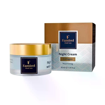 Питательный ночной крем Famirel Collagen, 50 мл Фамирель коллаген (7290114085601)