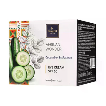 Крем для кожи вокруг глаз Famirel African Wonder Cucumber & Moringa Огурец и Моринга SPF 50, 30 мл (7290114087094)
