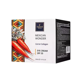 Крем для шкіри навколо очей Famirel Mexican Wonder Carrot Collagen Морква, Колаген SPF 35, 30 мл (7290114086981)