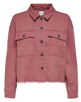 Куртка ONLCARRA LIFE L/S CROP JACKET PNT 15232484-Apple Butter ONLY L Розовий 15232484-APPLE BUTTER S