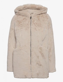 Куртка ONLMALOU FAUX FUR COAT CC OTW 15205622-Moonbeam ONLY L Бежевий 15205622-MOONBEAM L