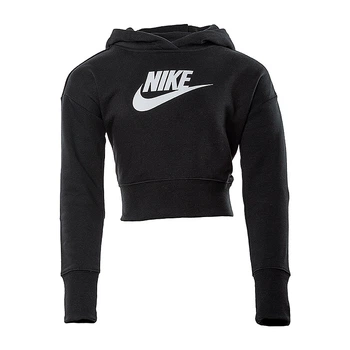 Кофта G NSW CLUB FT CROP HOODIE HBR DC7210-010 147-158 см