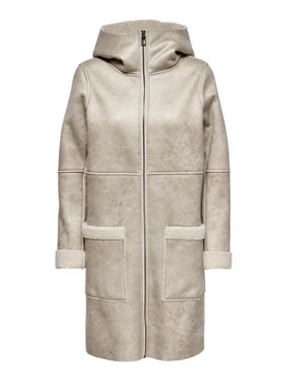 Пальто ONLALBERTE BONDED COAT OTW 15239484-Pumice Stone ONLY L Бежевий 15239484-PUMICE STONE XL