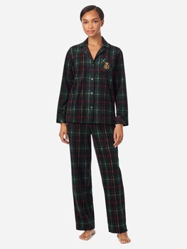 Піжама (сорочка + штани) жіноча Ralph Lauren 980882173 M Зелена (1159862251)