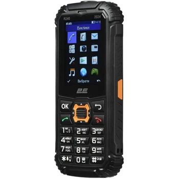 Захищений кнопковий телефон 2E R240 GUARD 2025 2SIM, IP68, акумулятор 2500 мАг