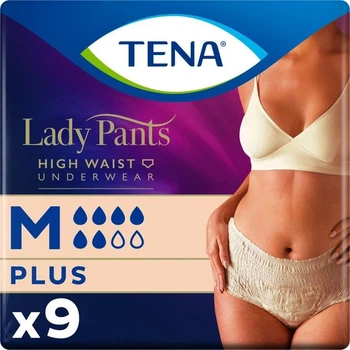 Підгузки-трусики для жінок Tena Lady Pants Plus Creme (75-105 см) M 9 шт.