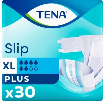 Подгузники для взрослых Tena Slip Plus (120-160 см) XL 30 шт.