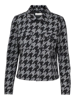 Куртка ONLEMMA LOU CHECK JACKET OTW 15252689-Black-Checks:JODIE ONLY L Чорний 15252689-BLACK-CHECKS:JOD S