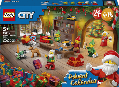 Конструктор LEGO City Адвент календар 2026 252 деталі (60510)