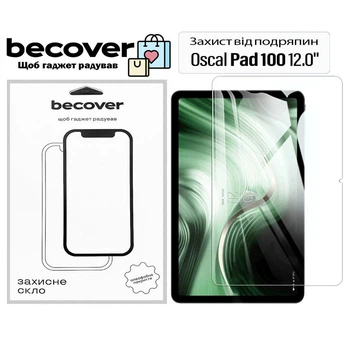 Скло захисне BeCover Oscal Pad 100 12.0" (ek18193)