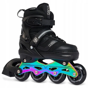 Раздвижные ролики Raven Drill Black/Neo Chrome размер 38-41 (smj940)