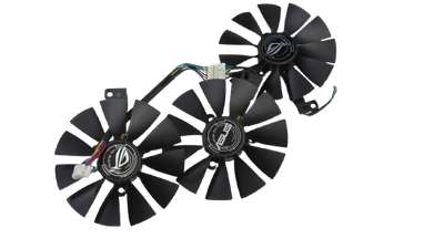 Вентилятор (кулер) Everflow 51699 для відеокарти Asus ROG Strix RX 5700 / RTX 2060 комплект 3шт (T129215SU)
