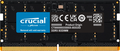 Оперативная память Crucial 48GB SODIMM DDR5 5600MHz (CT48G56C46S5) Б/У