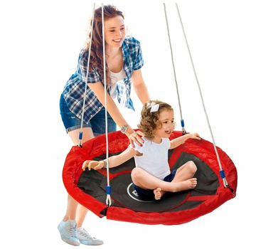 Качель гнездо PLAYTIVE 150 кг 113 см для детей и взрослых с регулируемыми ручками и складной конструкцией