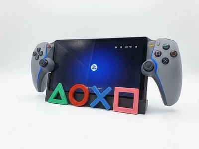 Держатель/Подставка для Playstation Portal — Стиль "PLAY ICONS" черная
