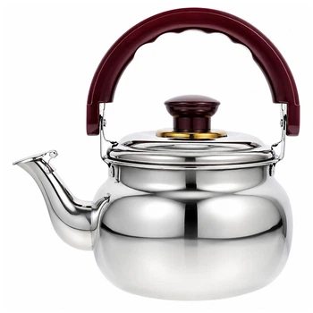 Чайник для плиты A-PLUS Tea Expert 2в1 встроенное сито для листового чая, 1.0 л из нержавеющей стали