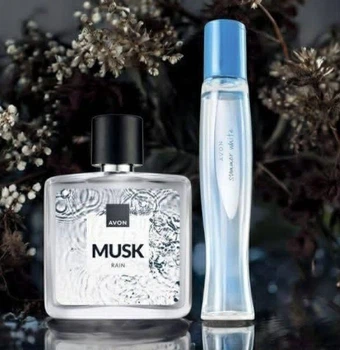 Набір парфумів Avon Summer White 50 мл + Musk Rain 75 мл (для Нього і для Неї) — свіжість і гармонія природи