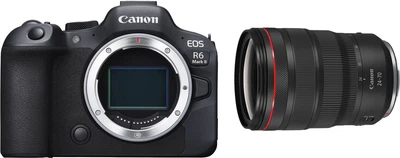 Набор Фотоаппарат Canon EOS R6 Mark II Body Black (5666C031AA) + Canon RF 24-70mm f/2.8 L IS USM Black (3680C005)
