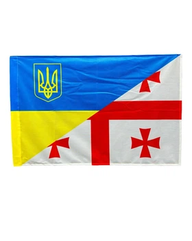 Флаг Украина Грузия 600х900 мм