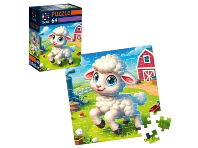 Пазл Спритна овечка, Vladi Toys, 64 ел., DT1234-22