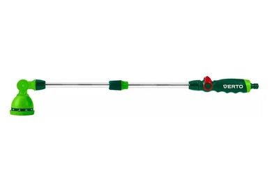 Ороситель ручной Verto, 1/2"-3/4" штанга 77-113 см 10 функций (15G682)
